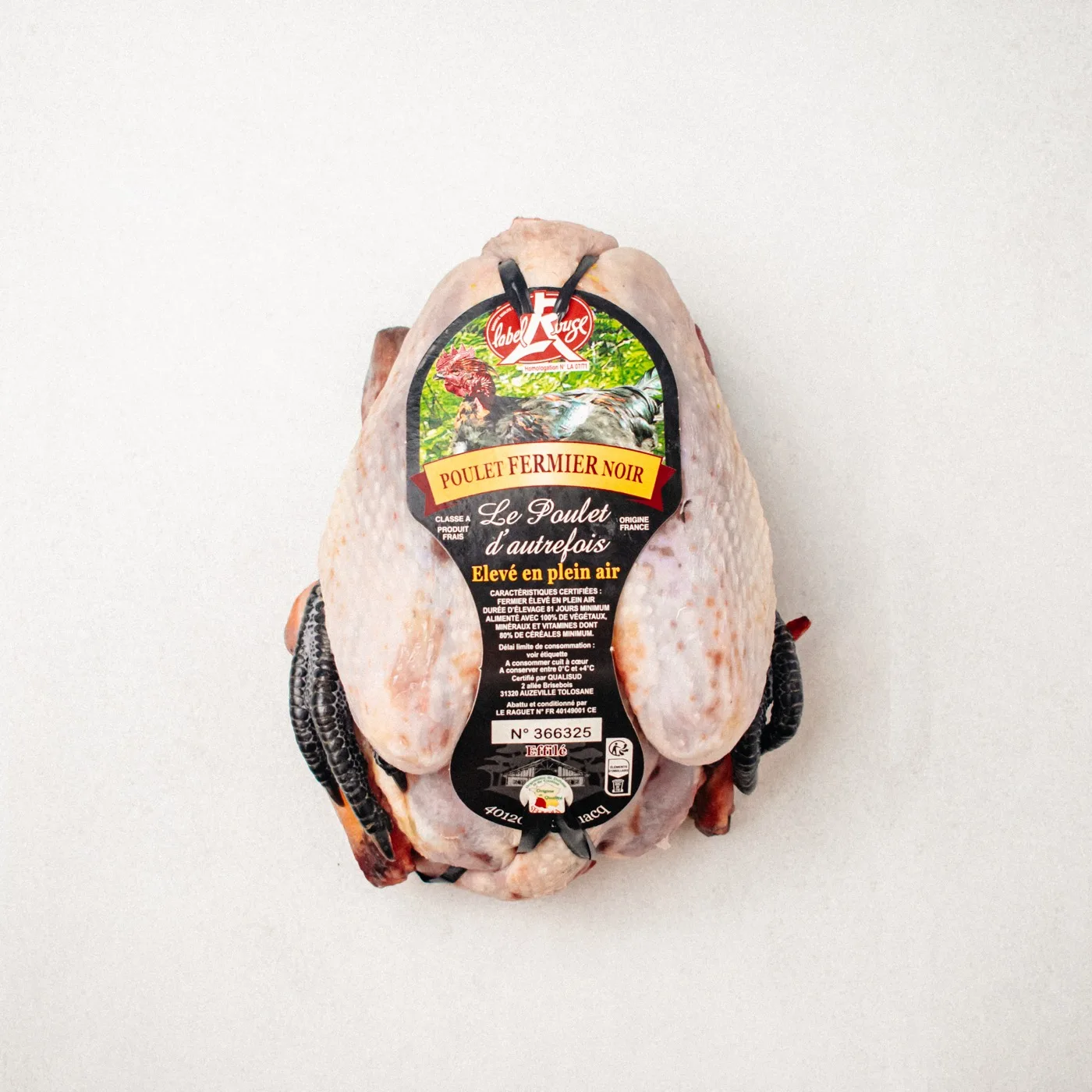 Label Rouge egész csirke - fekete
